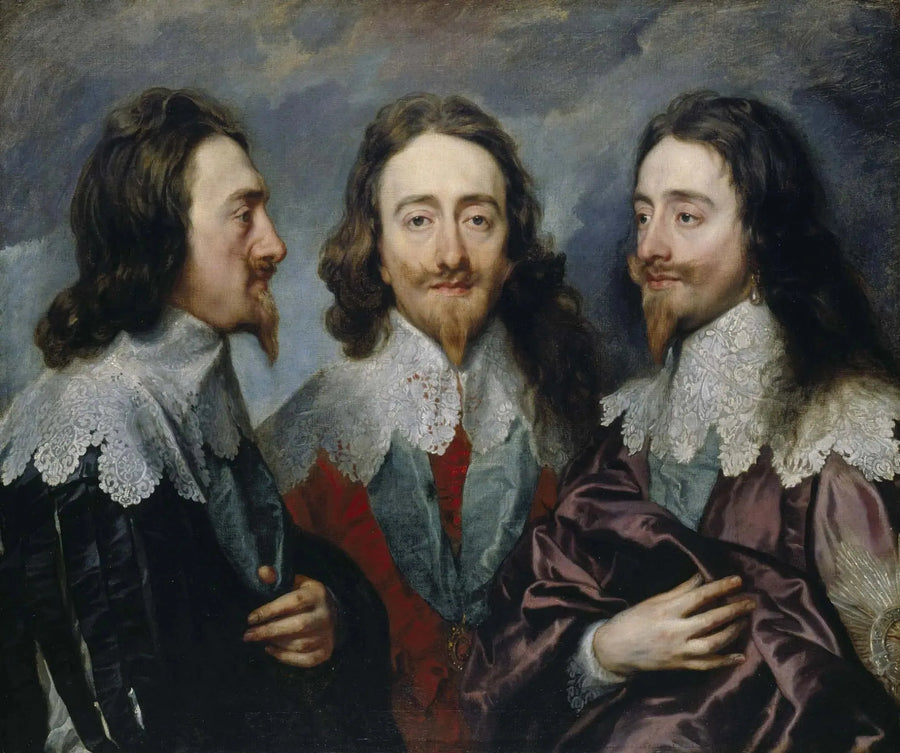 Kaarle I (kolmessa asennossa) - Antoine van Dyck