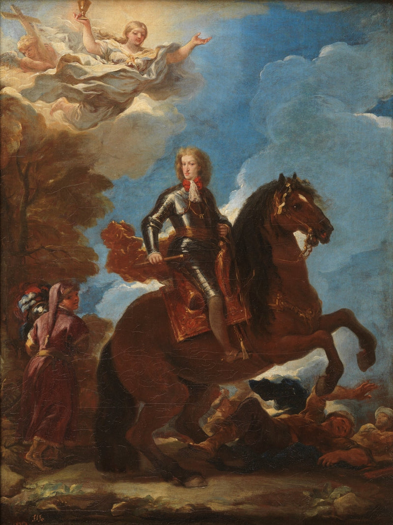 Kaarle II, Espanjan kuningas, ratsain - Luca Giordano