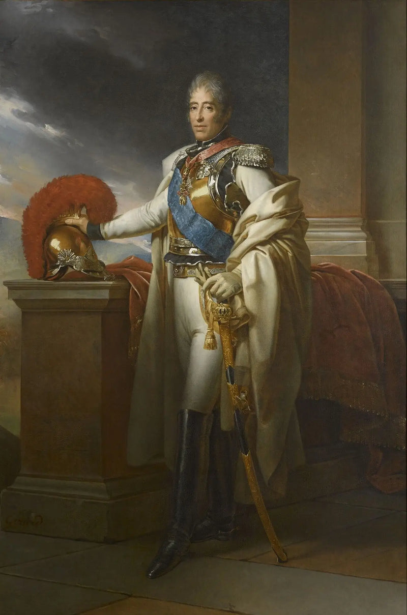 Charles-Philippe de France (1757-1836), kreivi d'Artois, univormissa yleiskenraalimajurina Carabiniers, noin 1815 - François Gérard