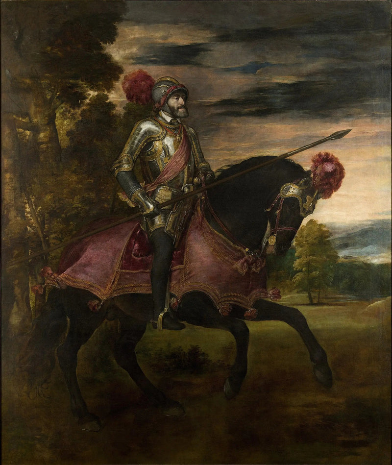 Kaarle V ratsain Mühlbergissä - Titian