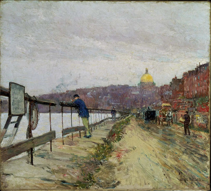 Charles River ja Beacon Hill - Childe Hassam