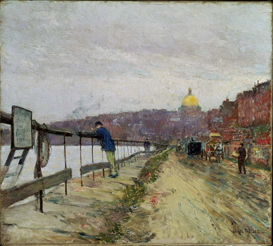 Charles River ja Beacon Hill - Childe Hassam