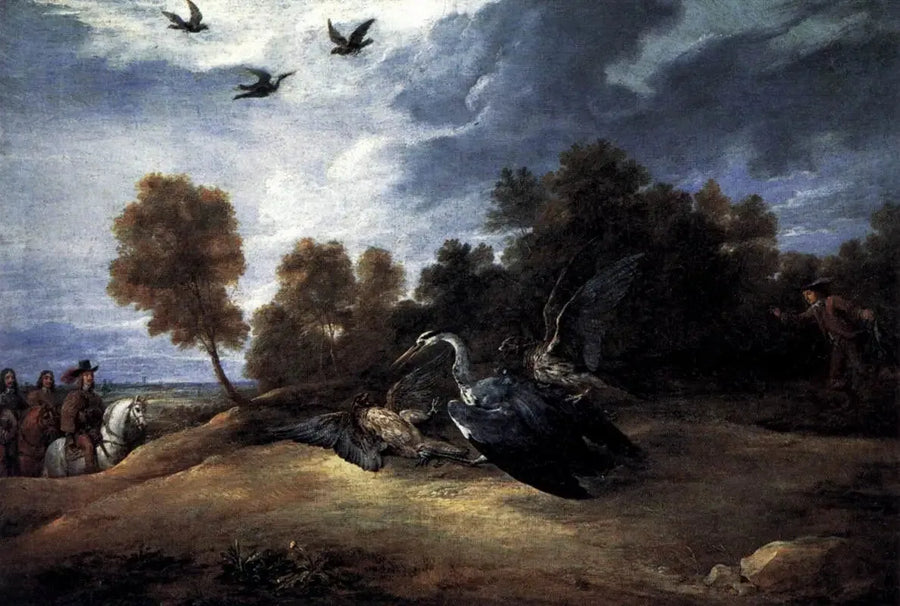 Hylkeenpyynti arkkiherttua Leopold-Guillaume kanssa - David Teniers nuorempi