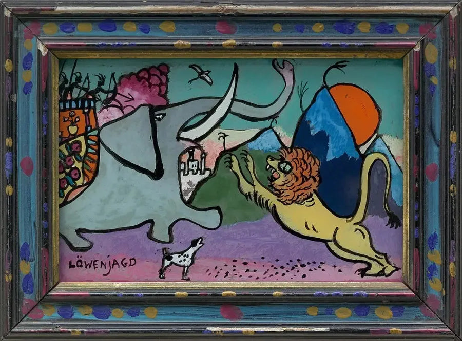 Leijonan metsästys - Vassily Kandinsky