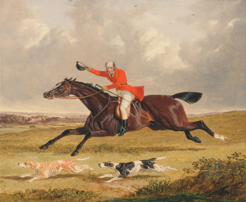 Kettujahti: kannustaa koiraa - John Frederick Herring, Sr.