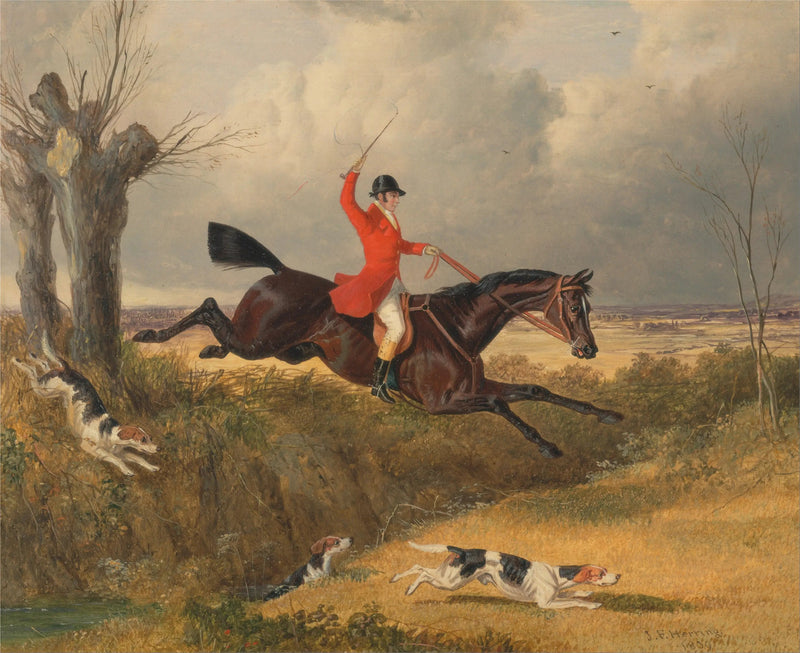 Foxin metsästys: ojien puhdistus - John Frederick Herring, Sr.