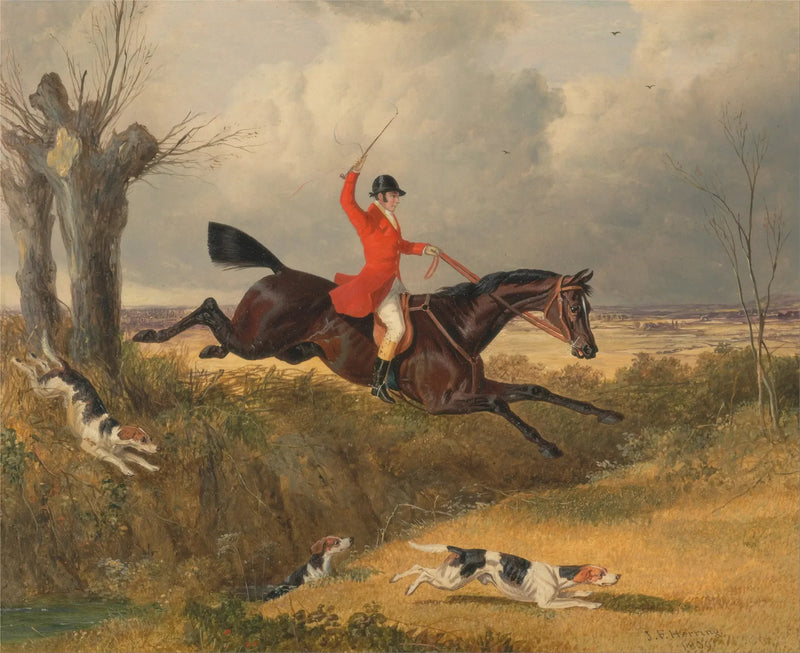 Foxin metsästys: ojien puhdistus - John Frederick Herring, Sr.