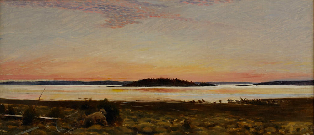 hanhenmetsästys - Bruno Liljefors