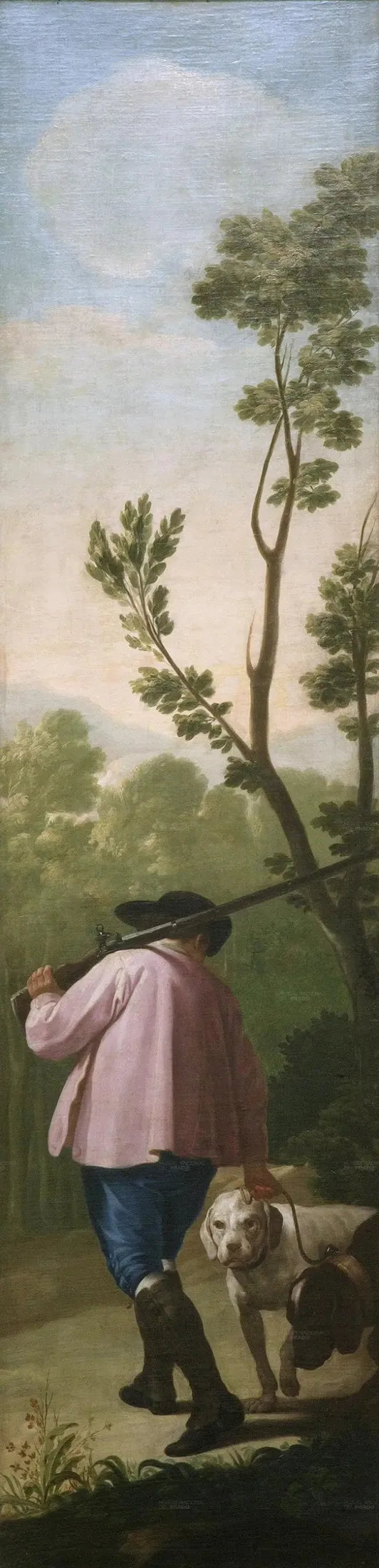 Metsästäjä koiriensa kanssa - Francisco de Goya