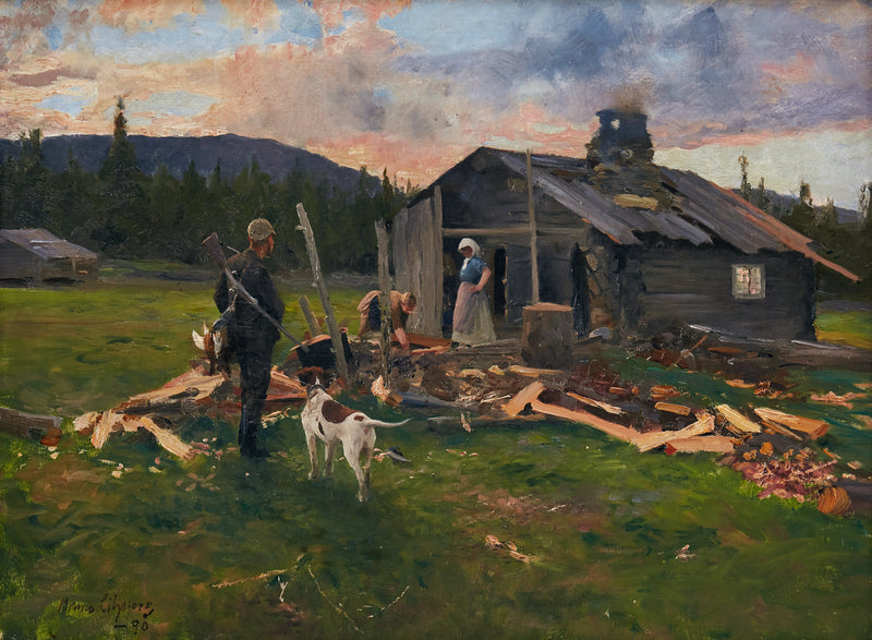 Metsästäjä - Bruno Liljefors