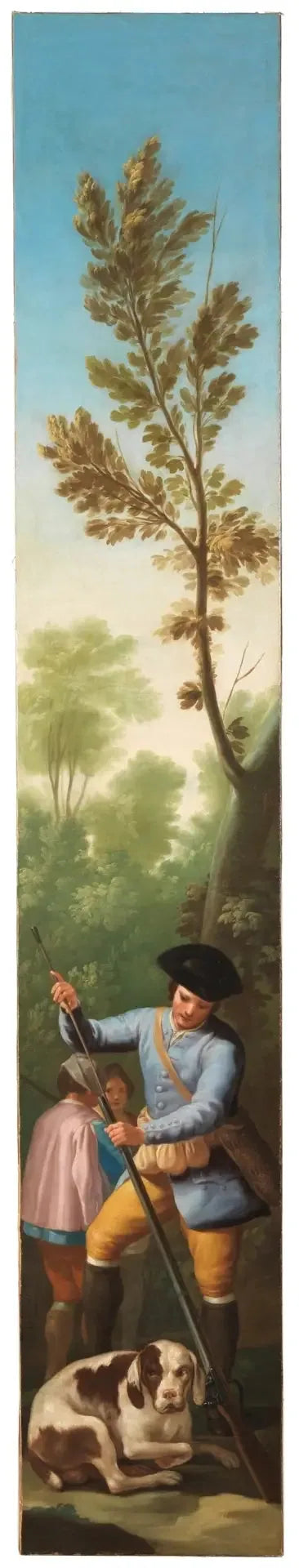 Metsästäjä, joka kantaa kivääriään - Francisco de Goya