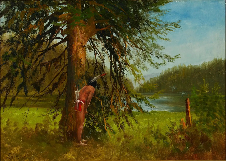 intiaani jahti - Albert Bierstadt