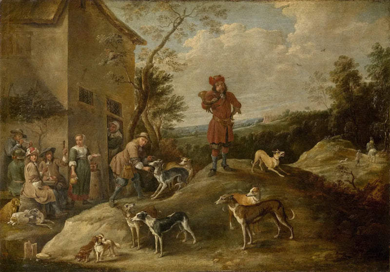 Lepäävät metsästäjät - David Teniers nuorempi