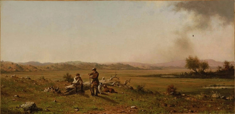 Lepäävät metsästäjät - Martin Johnson Heade