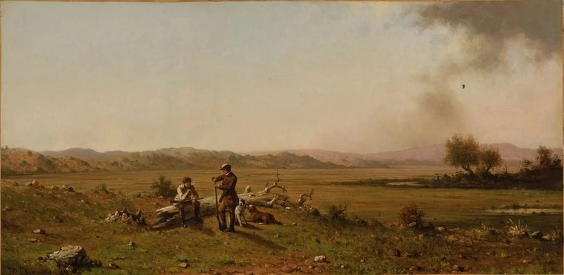 Lepäävät metsästäjät - Martin Johnson Heade