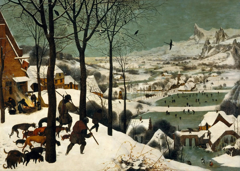 Metsästäjät lumessa - Pieter Brueghel vanhempi