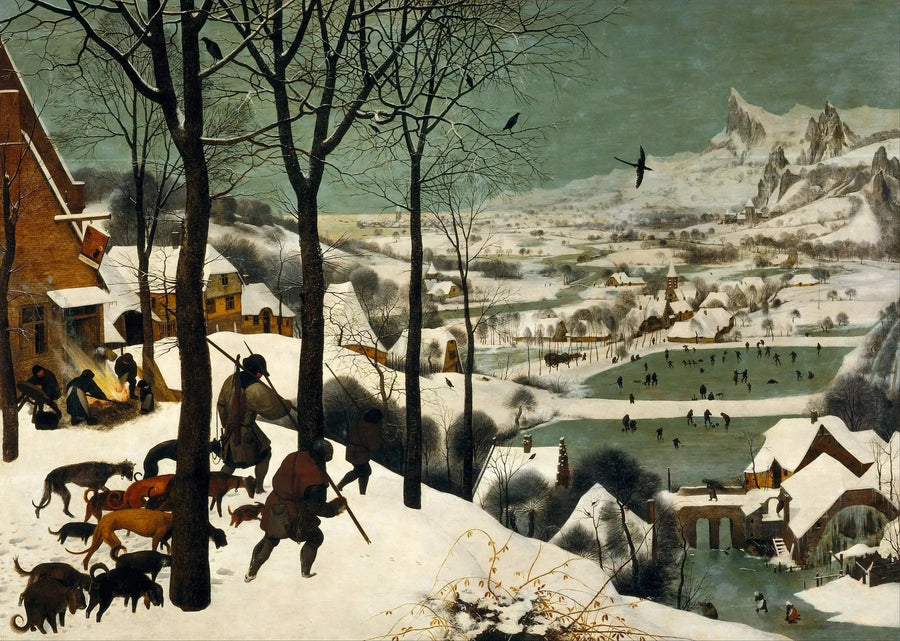 Metsästäjät lumessa - Pieter Brueghel vanhempi