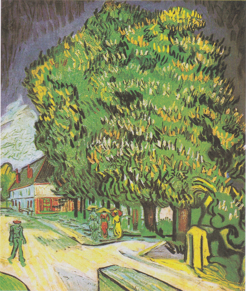Kukkivat kastanjat - Vincent van Gogh