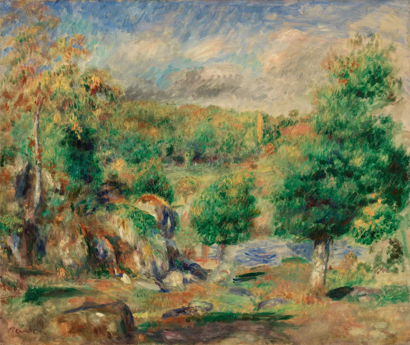 Kastanjapuut, Pont-Aven (Kastanjapuut, Pont-Aven) - Pierre-Auguste Renoir
