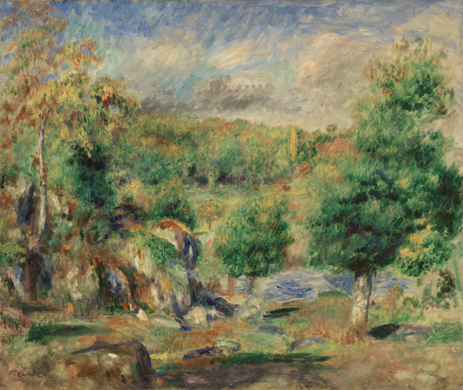 Kastanjapuut, Pont-Aven (Kastanjapuut, Pont-Aven) - Pierre-Auguste Renoir