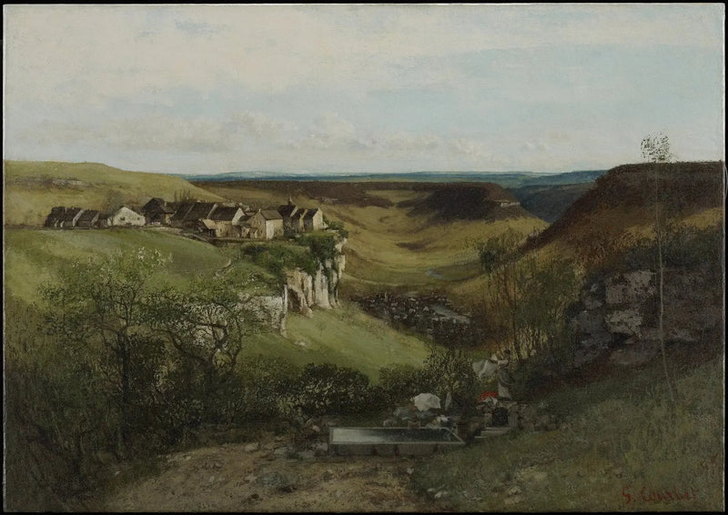 Ornansin linna - Gustave Courbet