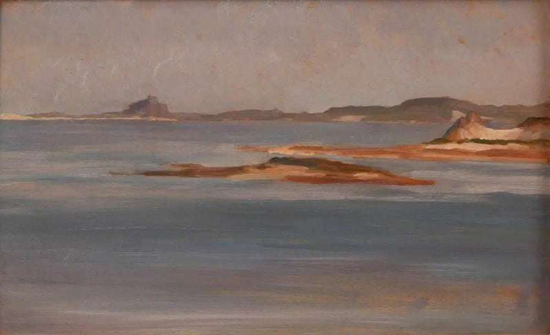 Bamburgin linna, Northumberland - Frederic Leighton