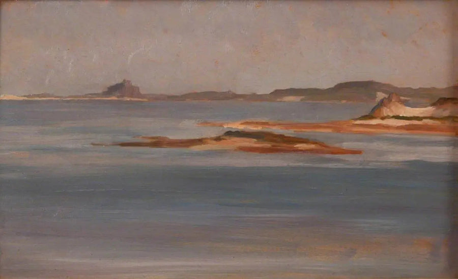 Bamburgin linna, Northumberland - Frederic Leighton