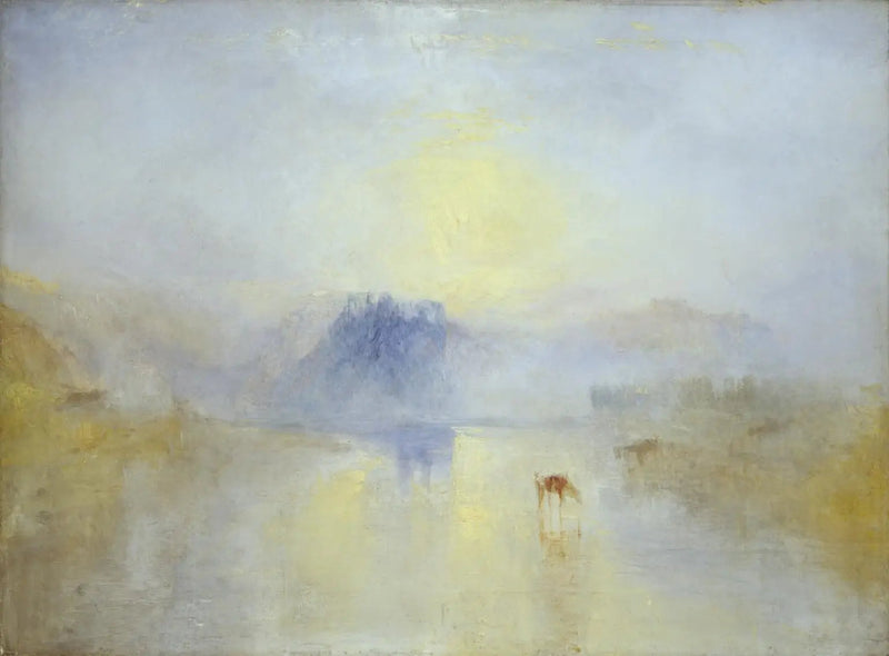 Norhamin linna, auringonnousu - J. M. W. Turner