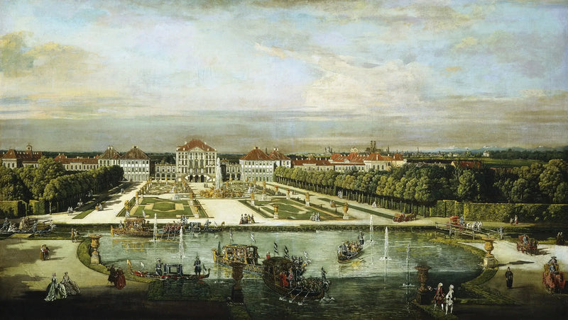 Nymphenburgin linna, München - Canaletto