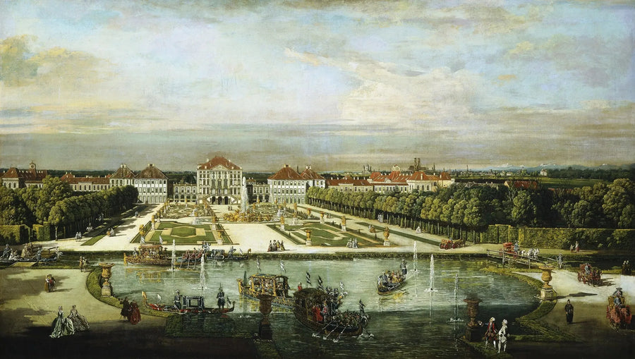 Nymphenburgin linna, München - Canaletto