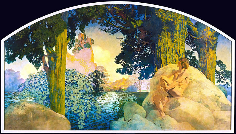 Unelmien linna taivaalla - Maxfield Parrish