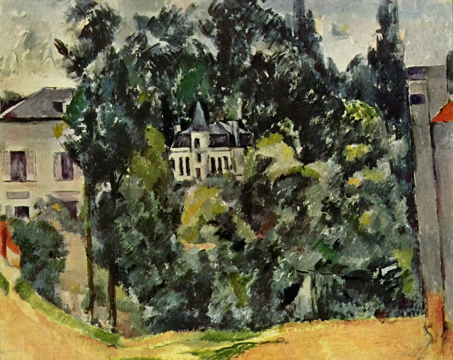 Pariisin lähistön linna - Paul Cézanne