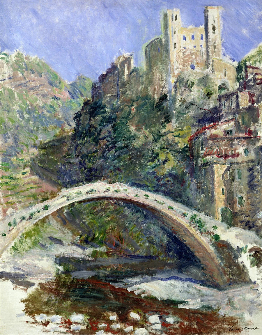 Dolceacquan linna - Claude Monet