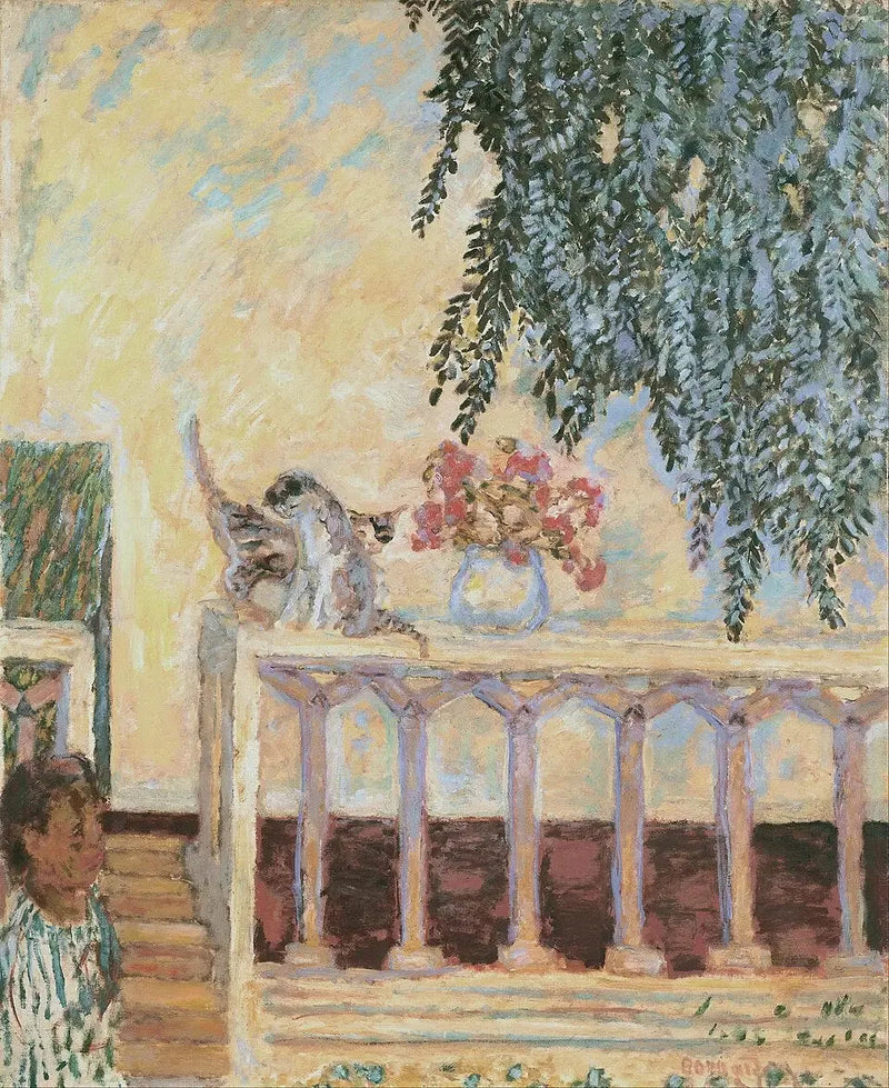 Kissat kaiteella - Pierre Bonnard
