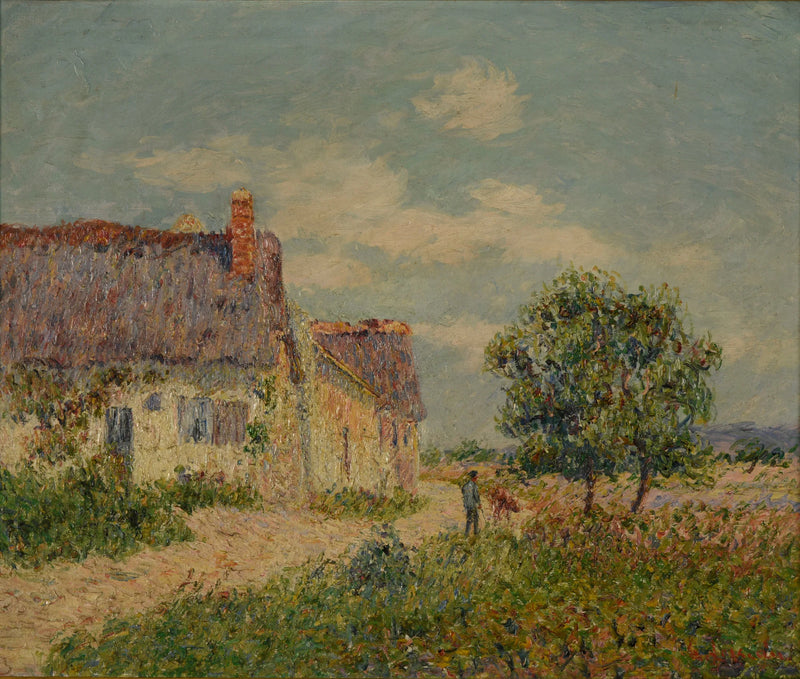 Väliaikainen talo Vandreuilissa - Gustave Loiseau