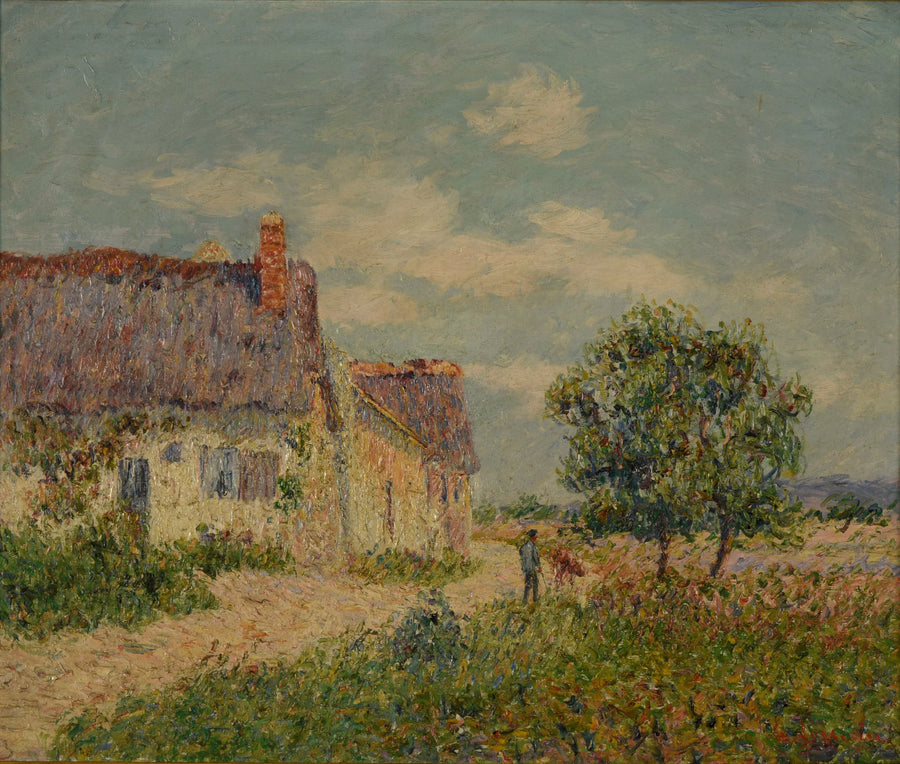 Väliaikainen talo Vandreuilissa - Gustave Loiseau