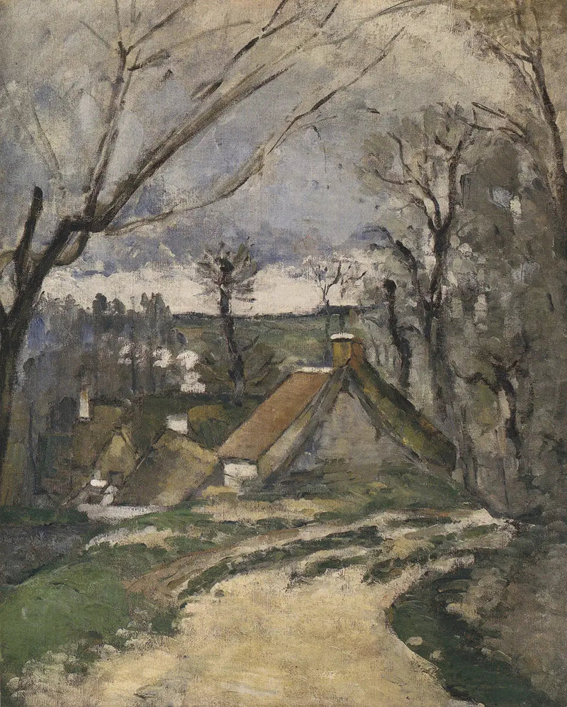 Auvers-sur-Oisen mökit - Paul Cézanne