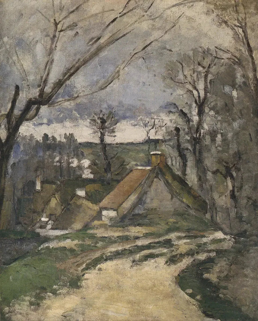 Auvers-sur-Oisen mökit - Paul Cézanne