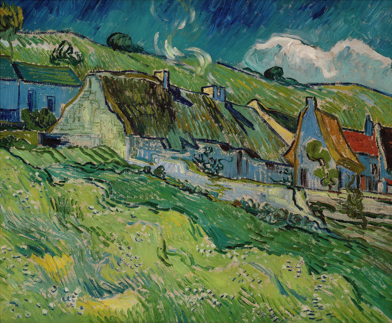 Auvers-sur-Oisen maalaistalot - Vincent van Gogh