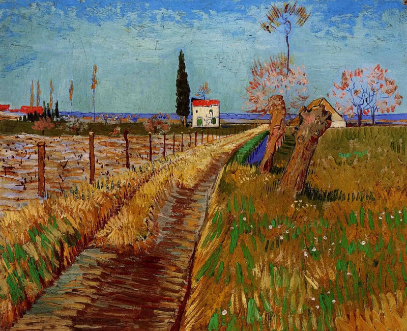 Polku pajupuiden läpi - Vincent van Gogh