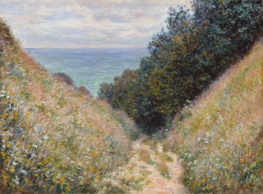Chemin de La Cavée Pourvillessä W762 - Claude Monet
