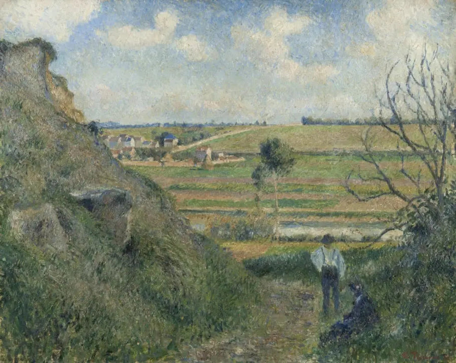 Syvä polku, näkymä Épluches - Camille Pissarro