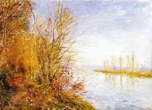 By-polku Roches-Courtaut-metsässä, Pyhän Martin kesä - Alfred Sisley