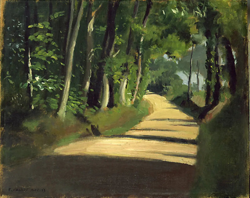 Auringonpaisteinen tie Honfleurissa - Félix Vallotton