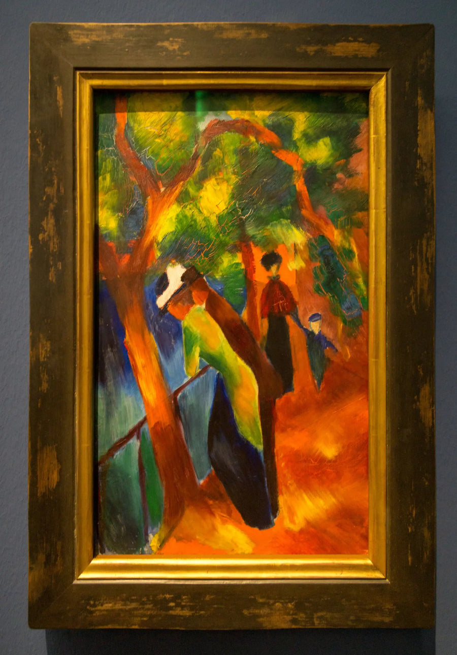 Auringonpaisteinen polku - August Macke