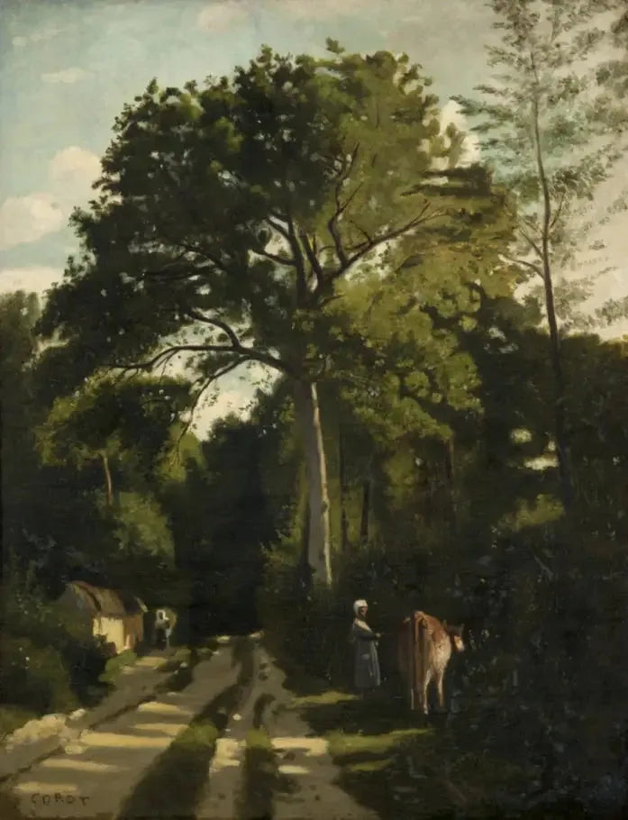 Metsätie, Ville d'Avray - Jean-Baptiste Camille Corot