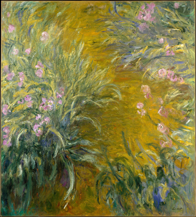 The Path among the iirikset, Met W1828 - Claude Monet
