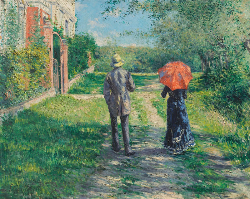 Nousu polku - Gustave Caillebotte