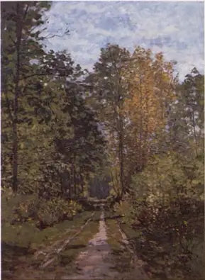 Polku metsän alla - Claude Monet