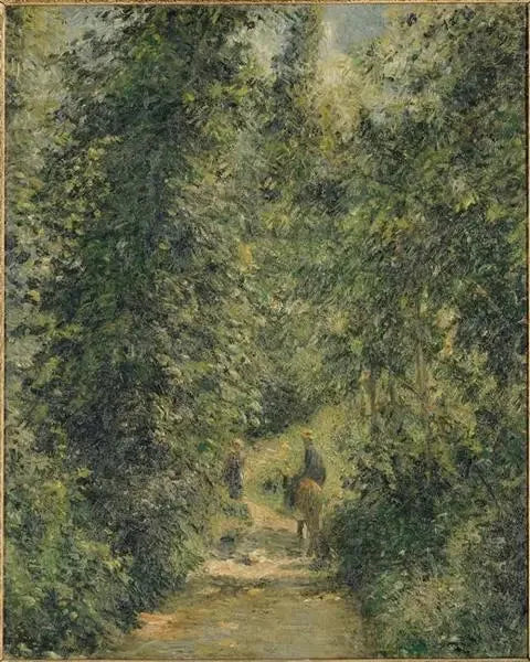 Metsäpolku kesällä - Camille Pissarro